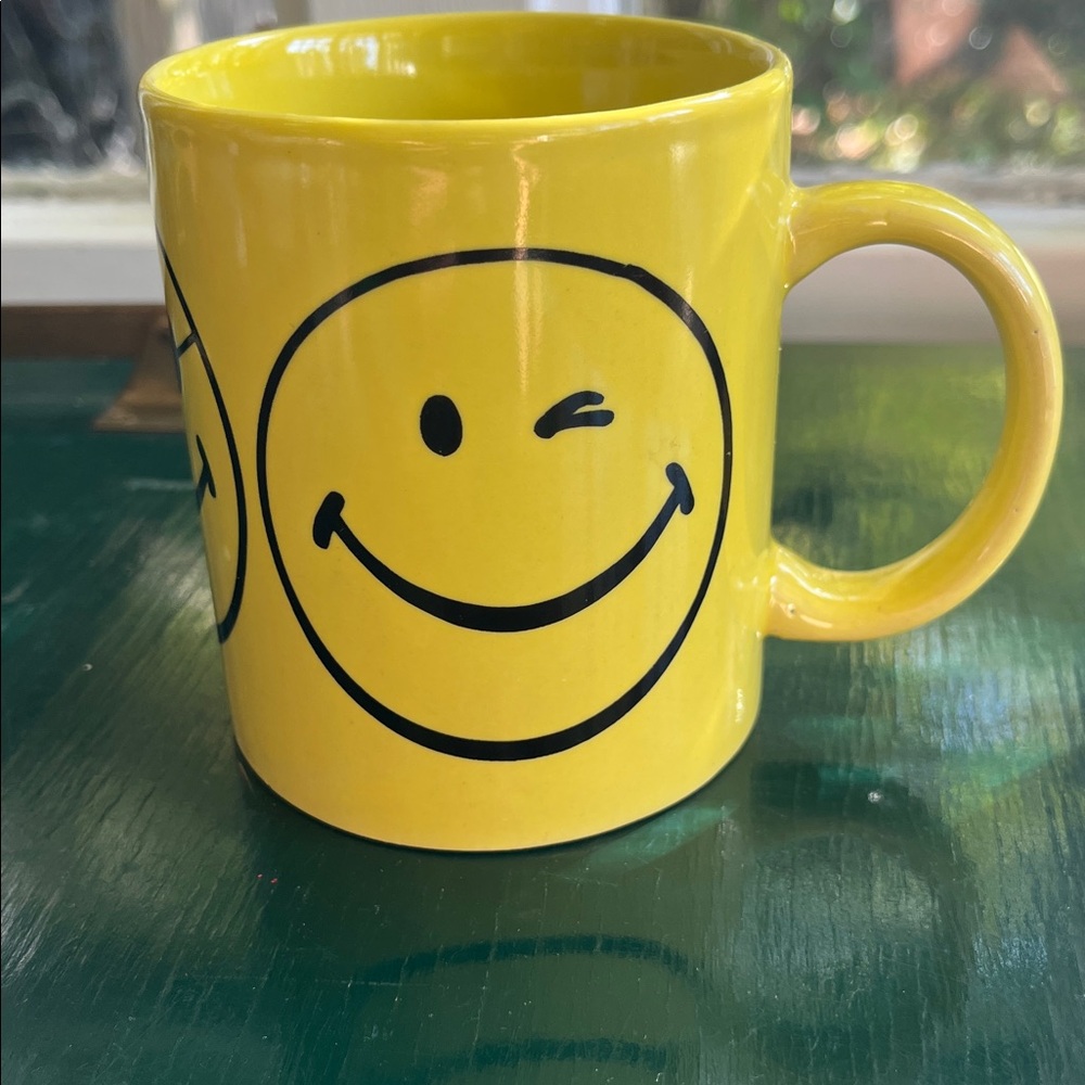 Yellow Smiley Face Mug